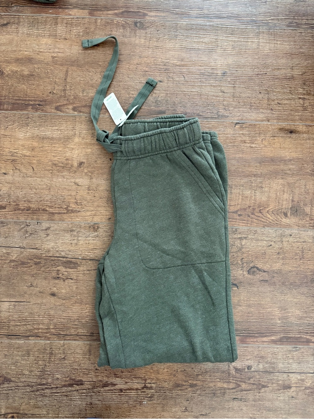 aerie Olive Green Drawstring Joggers - Picture 2 of 3